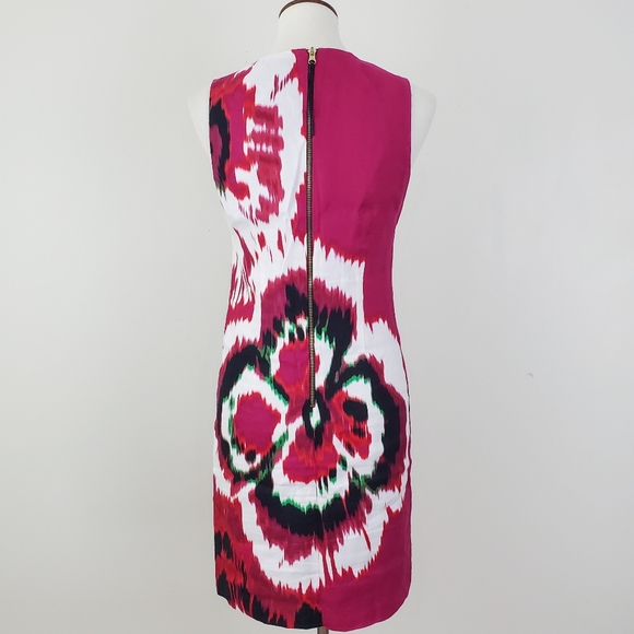 Taylor Silk & Linen Floral Sheath Dress - Picture 6 of 10